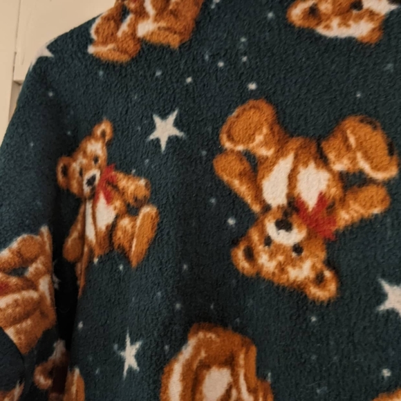 Vintage Retro Oceanic Teddy Bear Fleece - Picture 4 of 5